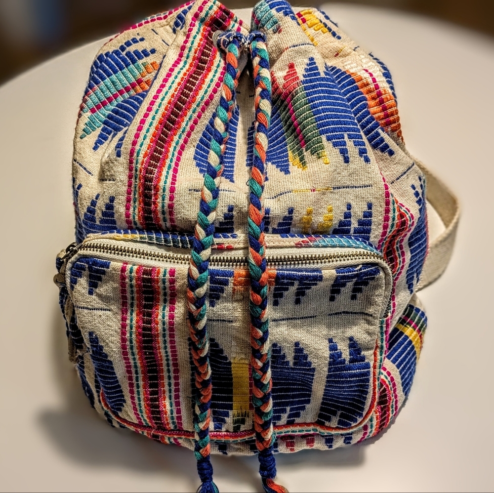 American Eagle Colorful Aztec Backpack - Picture 5 of 5